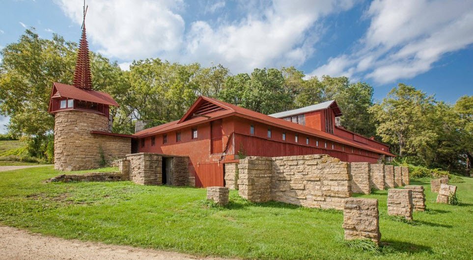 Taliesin Preservation: Frank Lloyd Wright Visitor Center, Wisconsin, USA